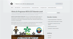 Desktop Screenshot of cursosdelsenasofiaplus.com